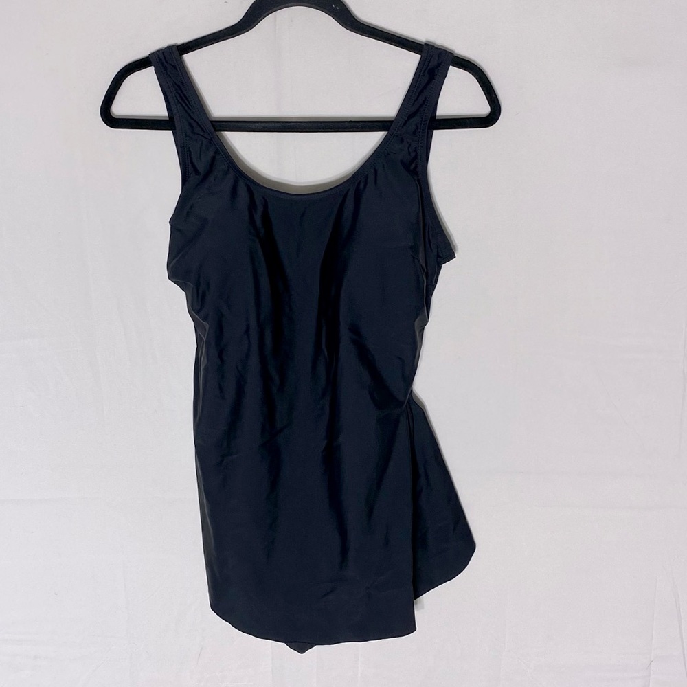 Shore Shapes Black One Piece Bathing Suit Swimsuit 14
